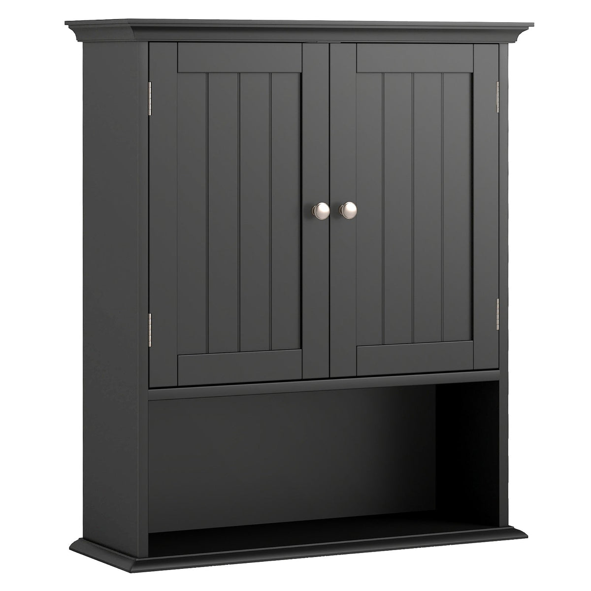 Wall-Mount Bathroom Cabinet with Doors and Shelves