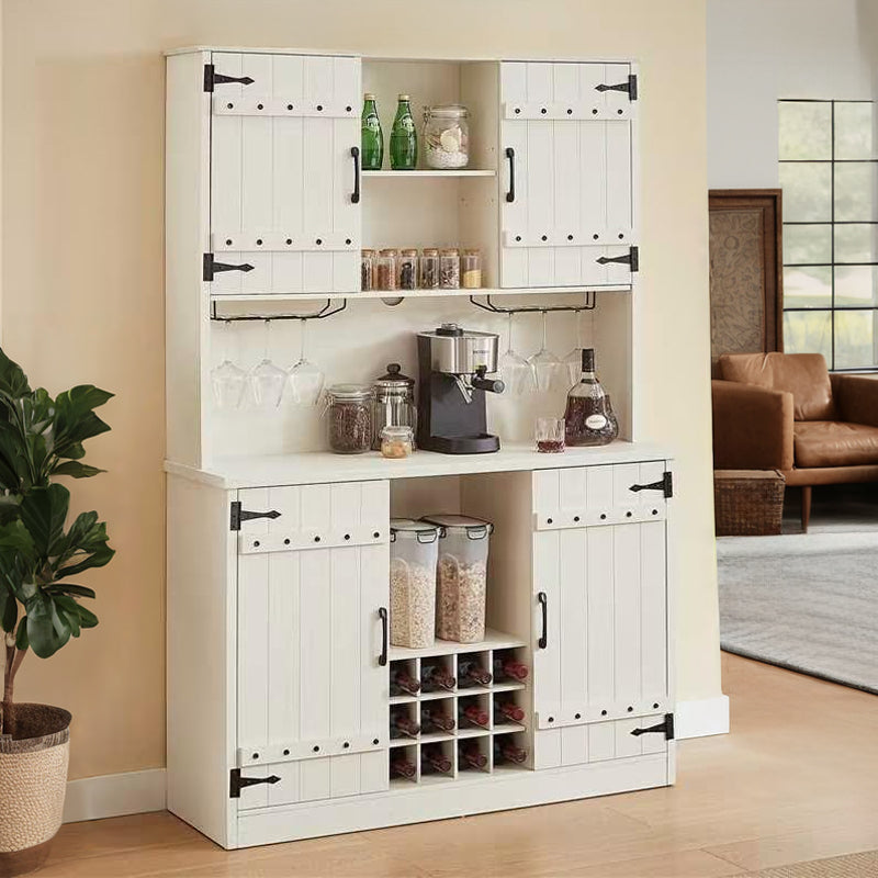 71" Farmhouse Kitchen Sideboard with Adjustable Shelves