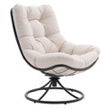 360 Degree Swivel Accent Chair with Tufted Cushion