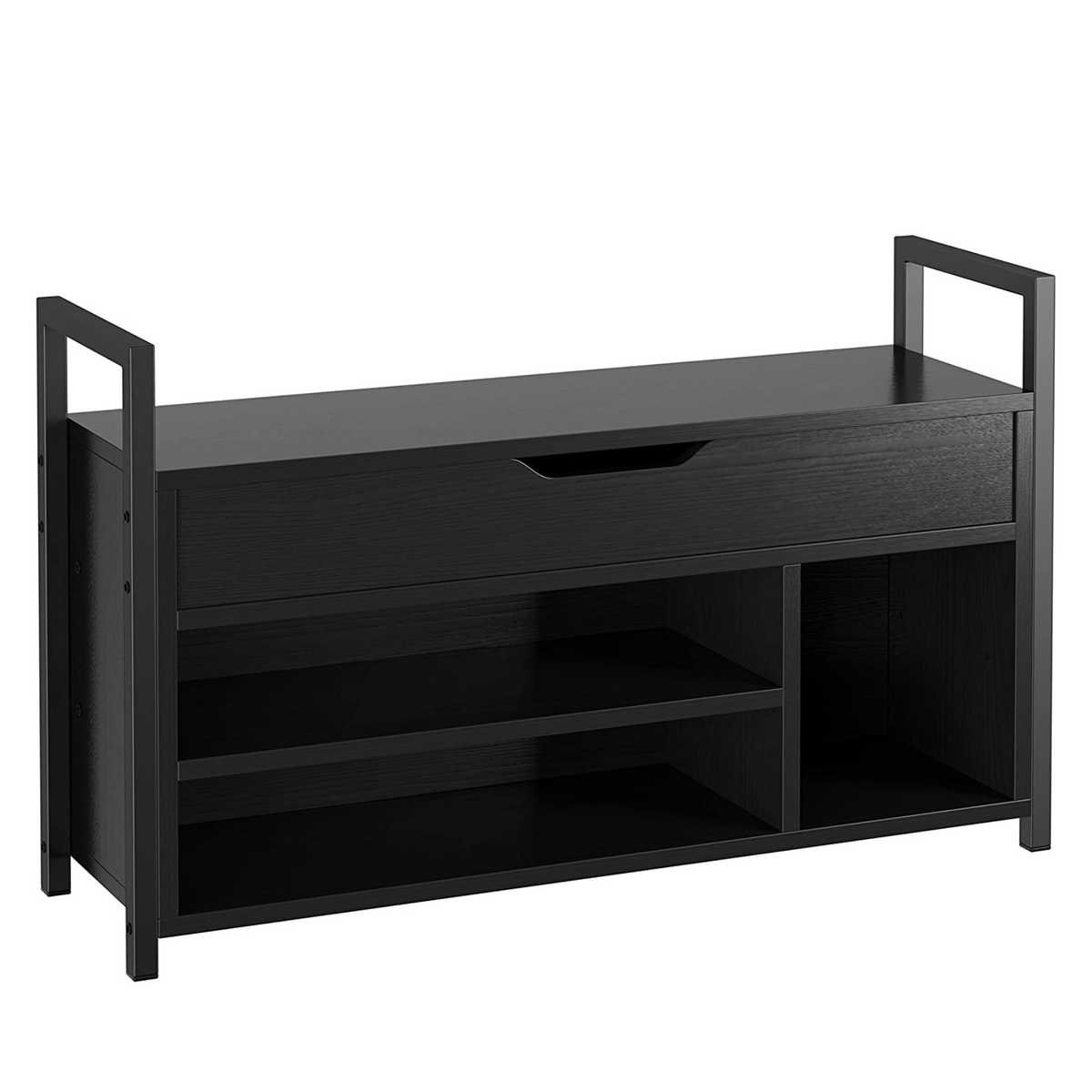 Shoe Storage Bench with 2-Tier Rack and Storage Box