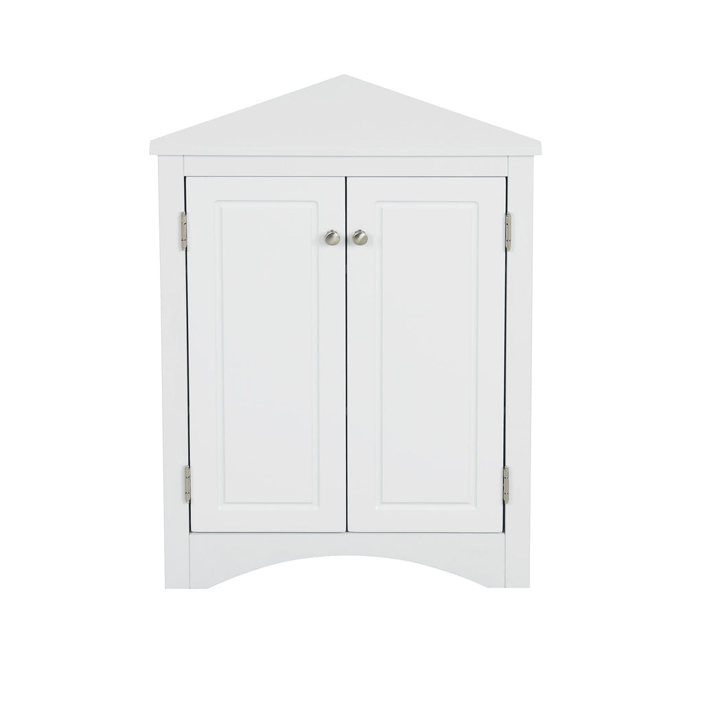 Triangle Bathroom Storage Cabinet, Adjustable Shelves