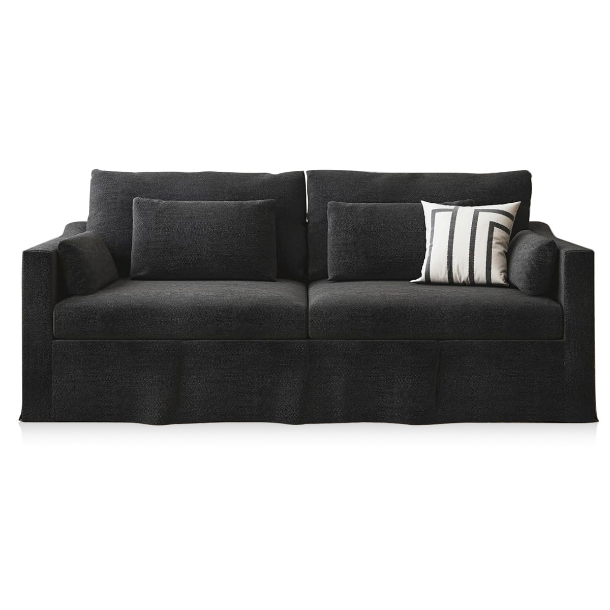 84 Inch Linen Loveseat Sofa with Washable Covers