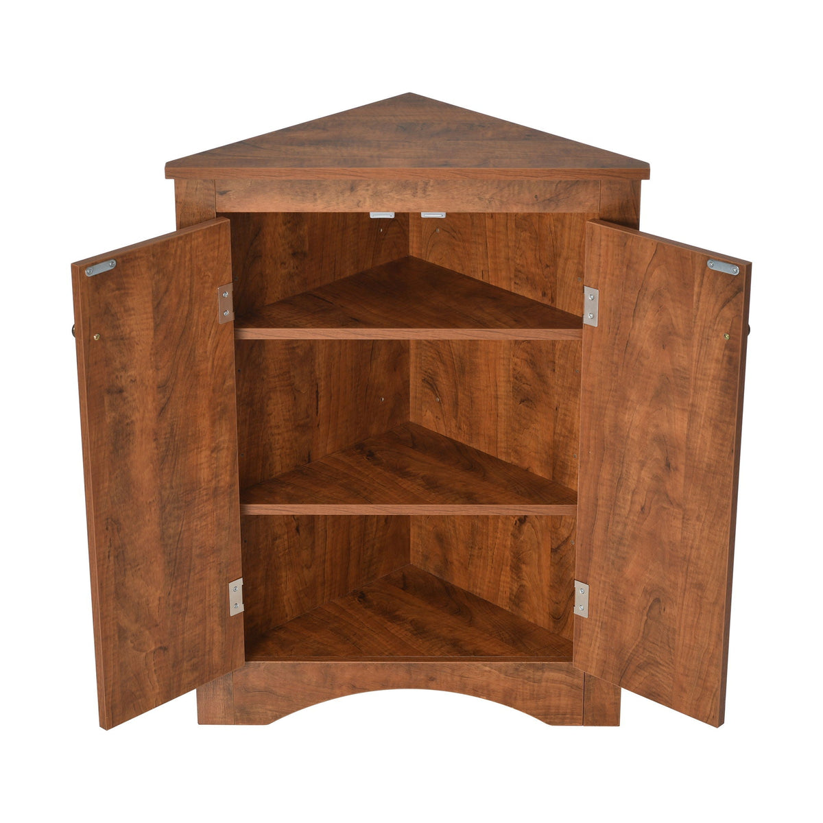 Triangle Bathroom Storage Cabinet, Adjustable Shelves