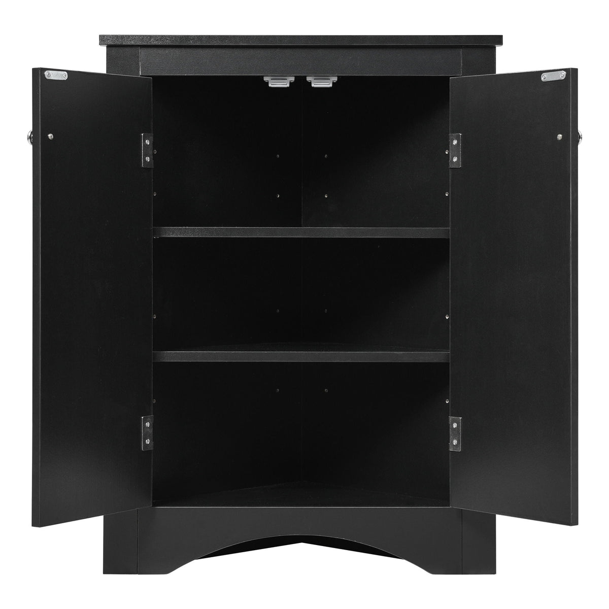 Triangle Bathroom Storage Cabinet, Adjustable Shelves