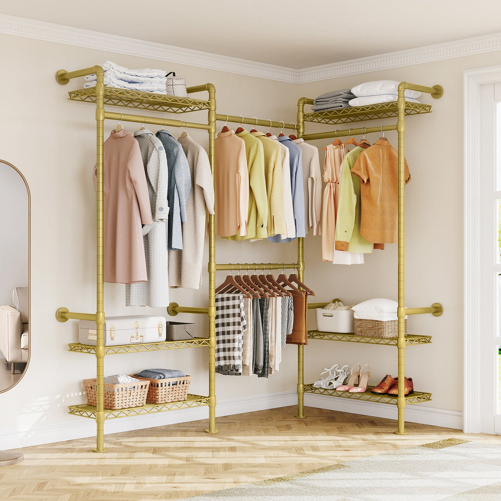 Wall Mounted Industrial Pipe Closet System