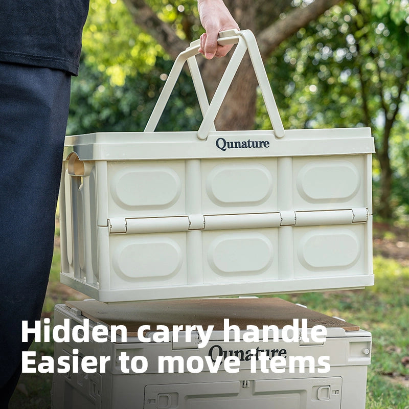 55L and 30L Folding Storage Box with Lid and Handle
