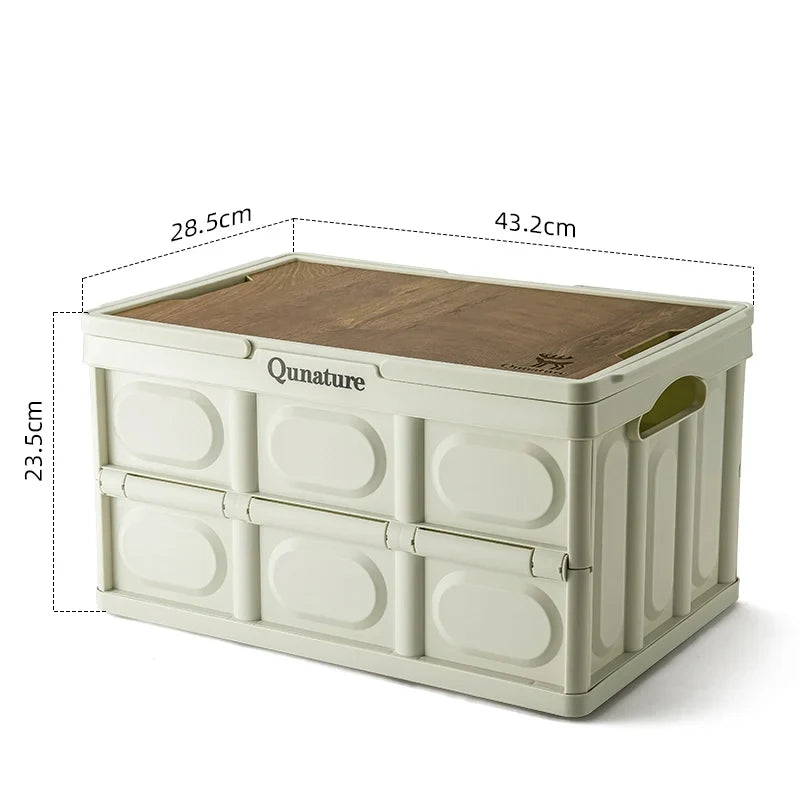 55L and 30L Folding Storage Box with Lid and Handle