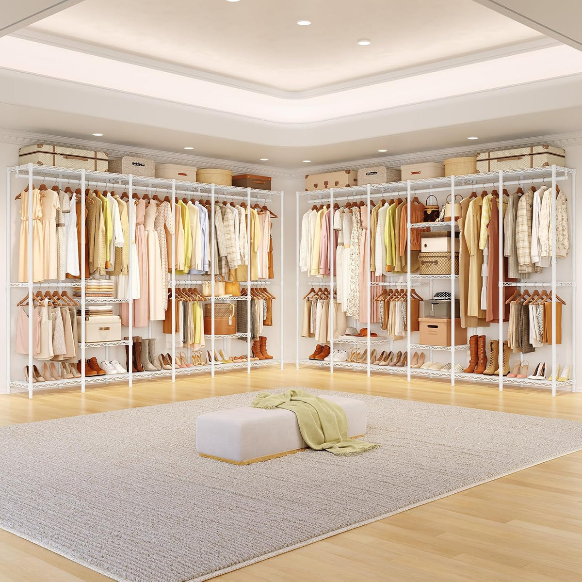 Heavy-Duty Freestanding Closet Organizer System